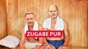 Satirische Fotomontage: Christian Lindner und Olaf Scholz sitzen lächelnd in der Sauna