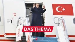 Der türkische Präsident Erdogan vor dem Abflug zu seinem Deutschlandbesuch (17.11.2023)