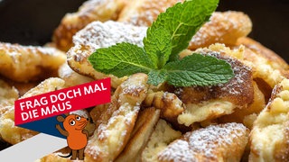 Kaiserschmarrn in einem Pfännchen