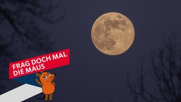 Vollmond über Aachen am 13. Januar 2025