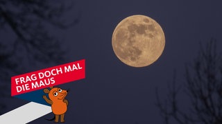 Vollmond über Aachen am 13. Januar 2025