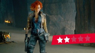 Cate Blanchett als Lilith in einer Szene des Kinofilms "Borderlands"