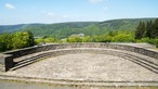 Blick von der Burg Vogelsang in die Eifel