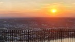 Blick vom Drachenfels bei Sonnenuntergang