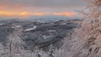 Aussicht über das Siegerland im Winter