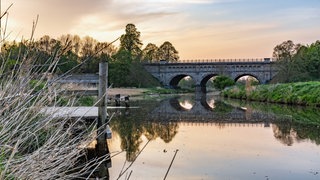 Hohe Mark Steig, Dreibogenbrücke bei Olfen