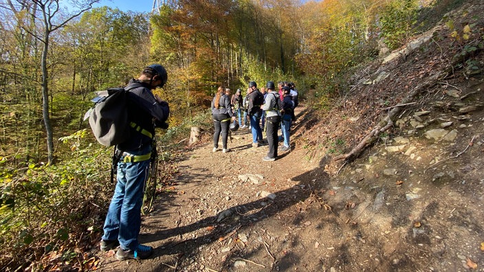 Klettern auf der Müngstener Brücke