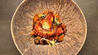 Pulpo auf Caponata