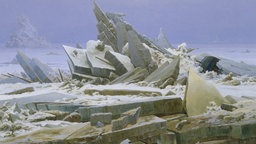 Caspar David Friedrich: Das Eismeer, Öl auf Leinwand.