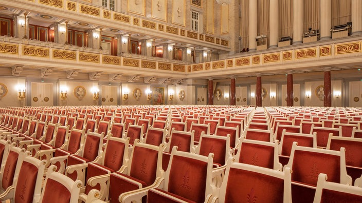 Der große Saal im Konzerthaus Berlin.