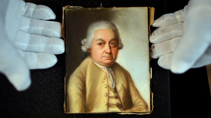 Ein kleines Portrait von Carl Philipp Emanuel Bach aus dem Jahre 1773.