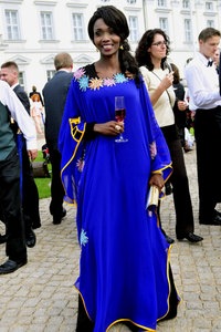 Prinzessin Odette Maniema Krempin beim Sommerfest des Bundespräsidenten 2009 im Schloss Bellevue in Berlin.