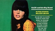 Ausschnitt aus dem Cover des Album "Super Stereo Brazen Brass" von Sadi & His Big Band.