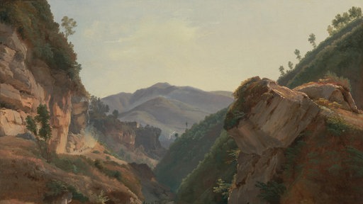 Berge gemalt von Charles Remond