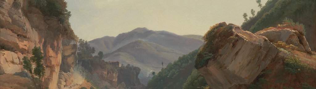 Berge gemalt von Charles Remond