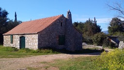 Kroatsiches Dorf Rudina auf der Insel Hvar an der Adria