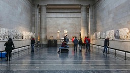 Besucher im British Museum, London 2018.