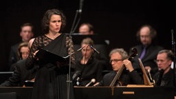 Margot Oitzinger singt das Passionsoratorium "Der blutige und sterbende Jesus".