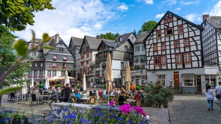 Der Marktplatz in Monschau: einer von sechs "FilmSchauPlätzen" in NRW