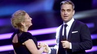 Barbara Schöneberger und Robbie Williams bei der Bambi-Verleihung 2013