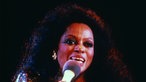 Diana Ross, amerikanische Schauspielerin und Sängerin, bein einem Auftritt in Deutschland 1991.