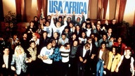 "We Are The World" – Gruppenfoto des Projektes "USA for Africa" (1985)