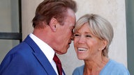 Arnold Schwarzenegger mit Brigitte Macron