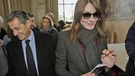 Carla Bruni mit Nicolas Sarkozy