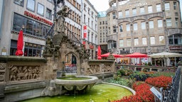 Der Heinzelmännchenbrunnen in Köln