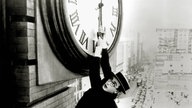 Filmszene aus  "Safety Last" Harold Lloyd 1923 