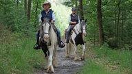 Wanderritt-Führerin Elke Waning und Margit Koch-Entrop