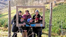 Familie Müntefering und Grein mit Frank und Hana  