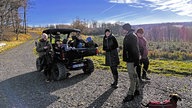 Wandergruppe auf dem Rückweg