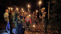 Fackelwanderung auf dem Hohe Mark Steig