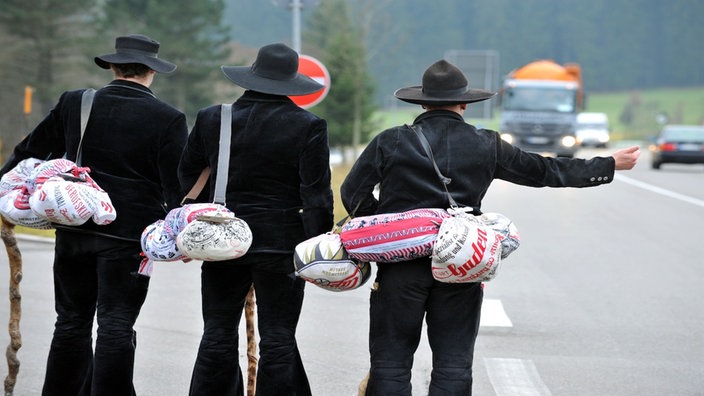 Zimmermannsgeselle auf Wanderschaft 