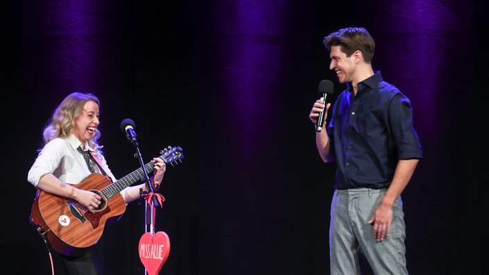 Miss Allie und Falk auf der Bühne vom Gloria in Köln