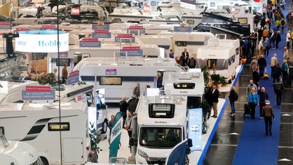 Die Messe "Reisen und Camping" in Essen