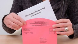 Briefwahlunterlagen für die Bundestagswahl 2025