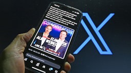 Themenfoto Live Talk Alice WEIDEL (AfD) mit Elon MUSK auf X (früher Twittter)