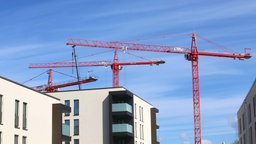 Baustelle Mehrfamilienhäuser (18.04.2024).