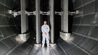 Guido Dietz im European Transonic Windtunnel