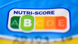 Hannover: Auf einer Packung Joghurt ist der sogenannte «Nutri-Score» zu sehen. 