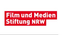 Schild "Film- und Medienstiftung NRW". 