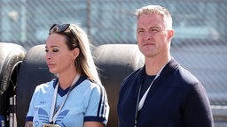 Cora und Ralf Schumacher ehemaliger Rennfahrer beim DTM-Lauf auf dem Nürburgring, 28.08.2022.