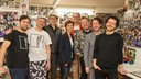 Simon und Jan, Severin Groebner, Ludger Kazmierczak, Martin Zingsheim, Claus Schulte, Martin Weber Backstage im Theater am Dom