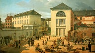 "Die alte Akademie in Düsseldorf" von Andreas Achenbach 