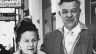 Alva Myrdal und Gunnar Myrdal, 1970