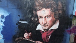 Beethoven-Graffiti in Bonn