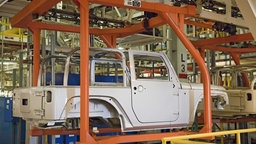 Jeep in der Fertigungshalle in Toledo, Ohio