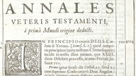 Titelseite von James Usshers "Annales veteris Testamenti"